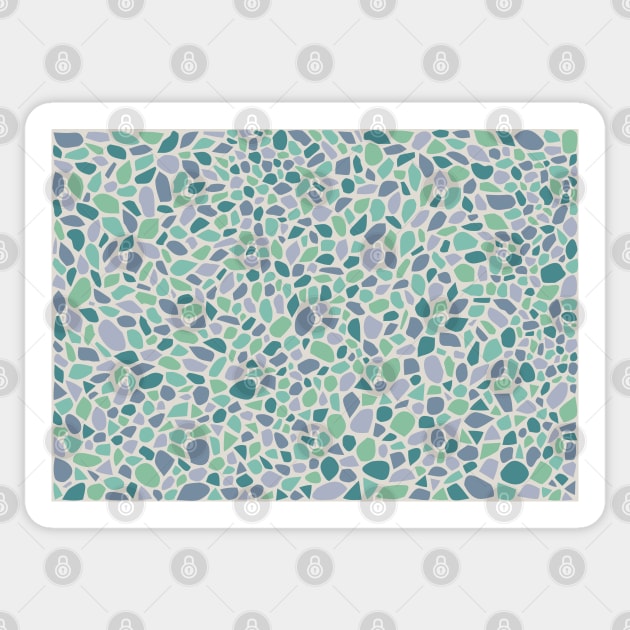 Terrazzo Patterns On Ceramic Tile Sticker by bougieFire
